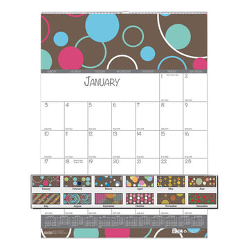 House of Doolittle™ Recycled Bubbleluxe Wall Calendar, Bubbleluxe Artwork, 12 X 16.5, White-multicolor Sheets, 12-month (jan To Dec): 2022 freeshipping - TVN Wholesale